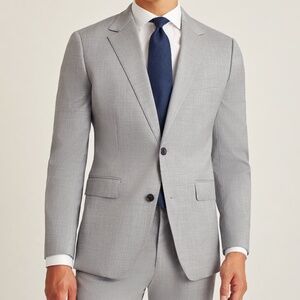 46 LONG. BONOBOS Suit. NEW. Jetsetter Wool Suit 💼📱